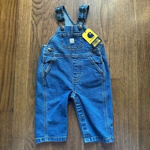 Carhartt Kids Classic Blue Overalls 6M